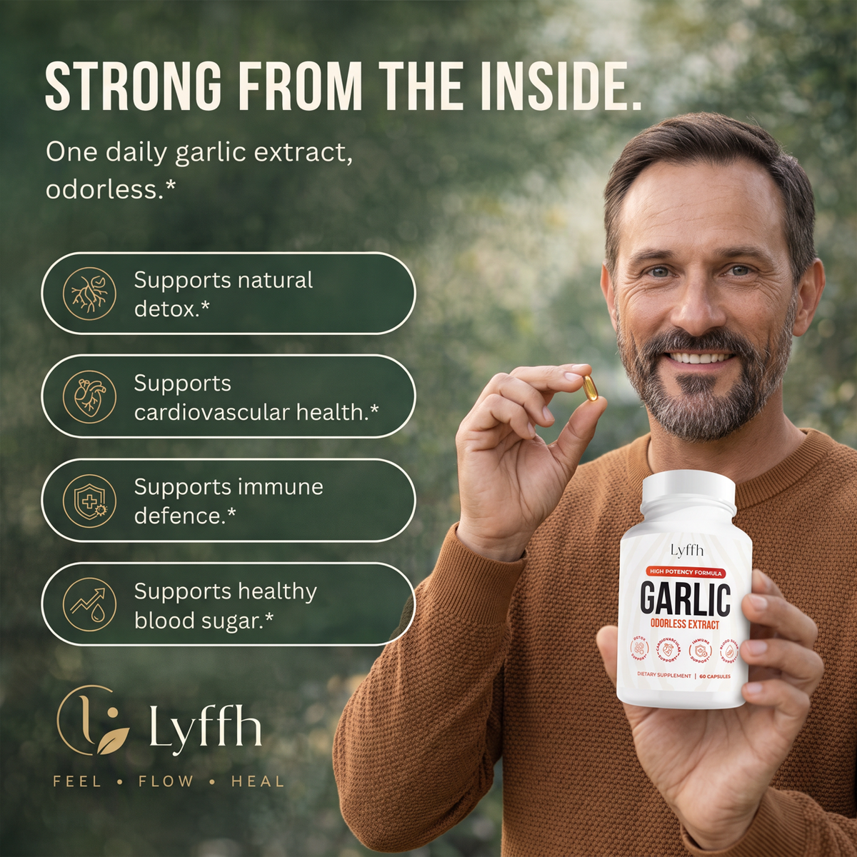 Garlic benefits: natural detox, cardiovascular health, immune defence and healthy blood sugar