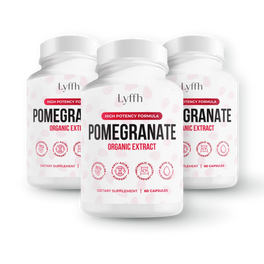 Organic Pomegranate Extract Capsules, Buy 2 Get 1 Free pack