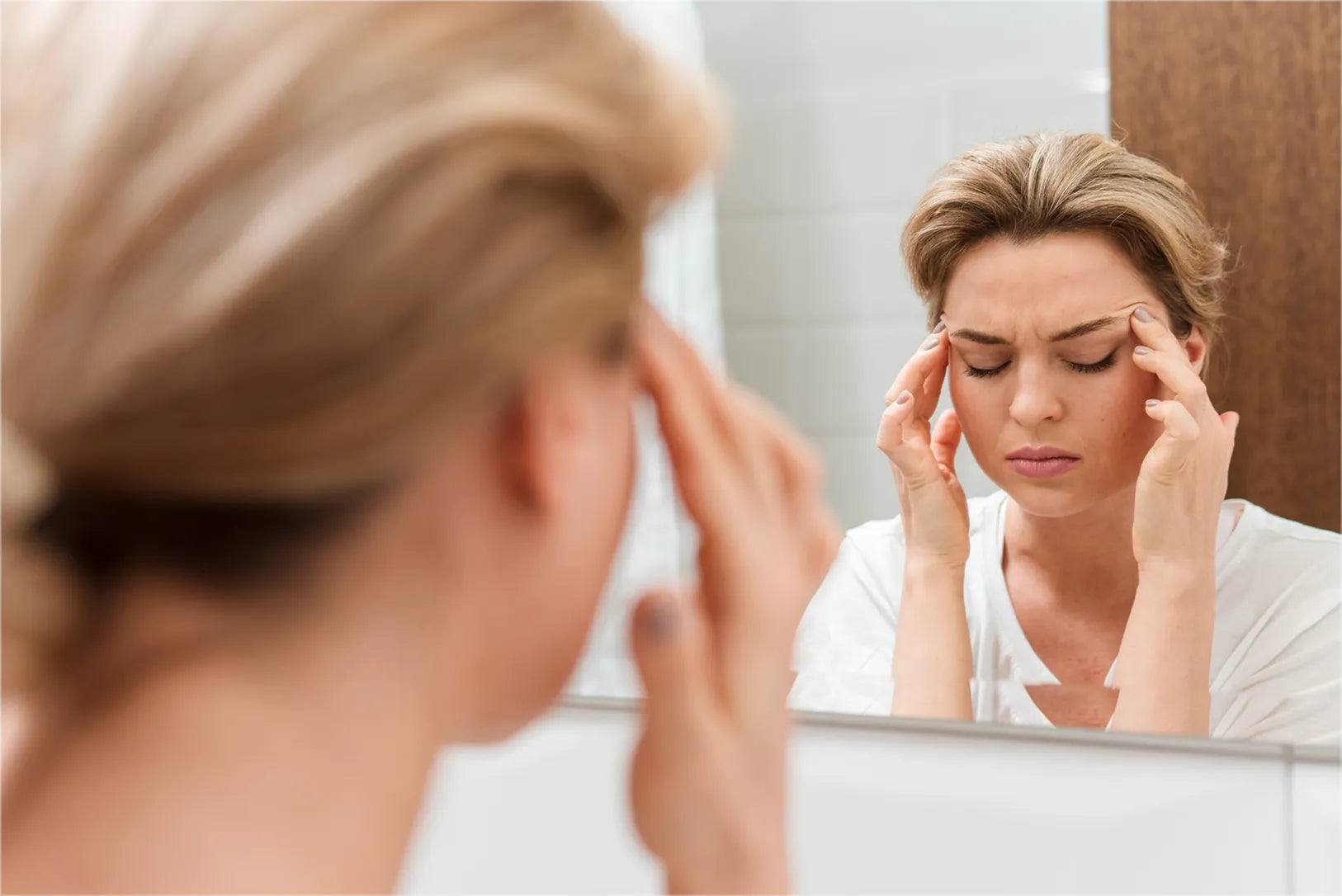 Looking in the mirror, feeling older than you are
